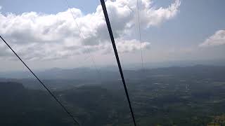 Feeling of using ropeways ytvideo raigad shivajimaharaj pune mountains travel nature [upl. by Mahgirb202]