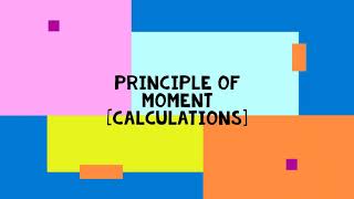 Principle of Moment Calculations  physicsonline principleofmoments [upl. by Ayenat]