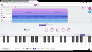 Soundtrap tutorial 4  Adding a Bassline amp Harmony by Duplicating tracks [upl. by Oleta]