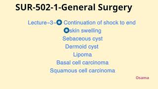 Lecture3Continuation of shock Skin Sweling [upl. by Reeva]