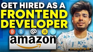 Get 40 Lakhs CTC Amazon without Hard DSA  Frontend Development Engineer FDE Amazon Guide [upl. by Jewel]