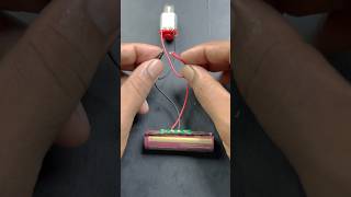 DC Motor with LithiumIon Battery Protection Circuit shorts dcmotor experiment [upl. by Imrots758]