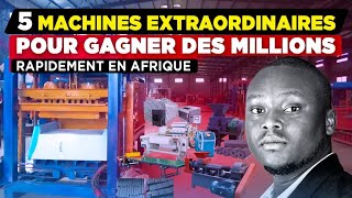 5 machines PAS cher avec 90 de retour sur investissement en Afrique [upl. by Dittman]