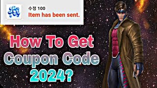 How To Get Coupon Code 2024  Marvel Future Fight [upl. by Ekaterina]