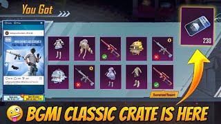 😍NEW CLASSIC CRATE OPENING IN BGMI  UPGRADE MY M416 GLACIER MAX ParasOfficialYT [upl. by Ehman]