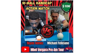 10k Action Match Michael Feliciano Vs Reyes Gomez 8910 Part 1 [upl. by Anerat]