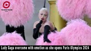 Lady Gagas Heartfelt Olympics 2024 Opening Performance in Paris [upl. by Winer]