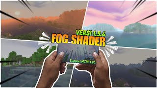 SHADER RINGAN MCPE 120 SUPPORT RAM 3GB FOG SHADER V154 [upl. by Alfie]