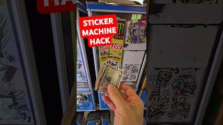 Sticker Vending Machine HACK shorts [upl. by Olraced]