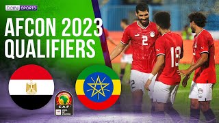 Egypt vs Ethiopia  AFCON 2023 QUALIFIERS HIGHLIGHTS  09082023  beIN SPORTS USA [upl. by Sosna]