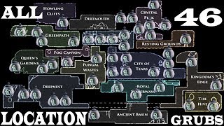 Hidden Grubs  All 46 hollow Knight grubs location [upl. by Radke729]