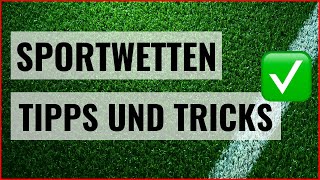 Sportwetten Tipps und Tricks für Anfänger [upl. by Ongun736]