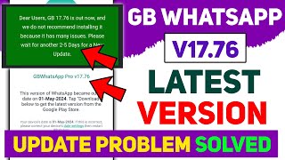 Gb Whatsapp 1776 Update Kaise KareGb WhatsApp Ko Update Kaise Karen 2024Gb WhatsApp Update 1776 [upl. by Rieger381]