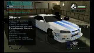 Nissan Skyline GTR R34 Mod Gta Sa Full Tuneable [upl. by Carpio250]