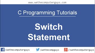 C Programming Language TutorialLect15 switch statement [upl. by Bachman931]