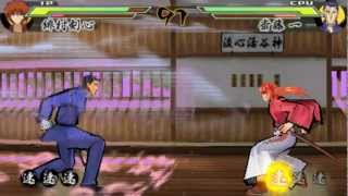 PSP Rurouni Kenshin Meiji Kenkaku Romantan Saisen  Kenshins Story Mode Part 1 [upl. by Elletnuahc]