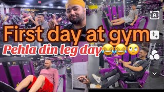 First day at gym gym gyangaming gymlife planetfitness [upl. by Koralie]