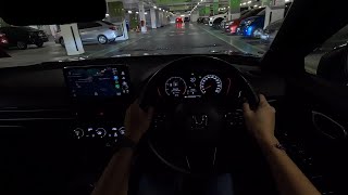 2022 Honda Civic 15L RS  Night Time POV Test Drive [upl. by Nimsay]