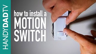 How to install a Lutron Maestro Motion Sensor Switch  No Neutral Required [upl. by Boland103]