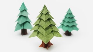 Origami Christmas Tree Jo Nakashima [upl. by Ruthy]