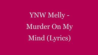 YNW Melly  Murder On My Mind Lyrics [upl. by Aalst]