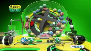 LOTTO LOTTO PLUS 1 AND LOTTO PLUS 2 DRAW 2361 [upl. by Anitserp525]