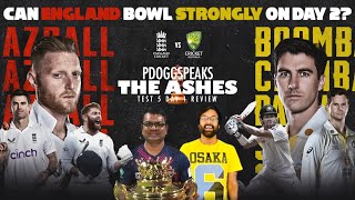 Can ENG Bowlers Perform Strongly On Day 2  Ashes Test 5 Day 1 amp INDvsWI ODI Review By Pdoggspeaks [upl. by Nay]