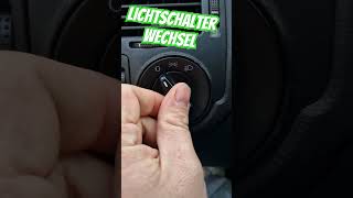 Lichtschalter wechseln an einem VW Und Audi auto automobile 2024 tutorial ausbau shorts [upl. by Ttirb]