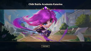 TFT  12  Chibi Battle Academia Katarina animations [upl. by Samson]