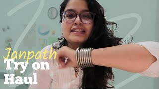 JANPATH TRY ON HAUL  Kurtis Tshirts and lots of Jewellery Anvi Vijh [upl. by Neo]