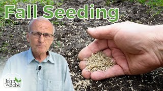 Fall Lawn Care  How To Grow Grass From Seed amp Overseed In Fall [upl. by Kyla285]