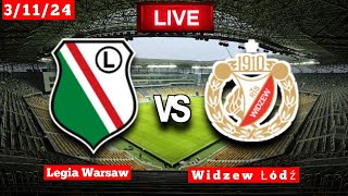 Legia Warsaw vs Widzew Łódź  Ekstraklasa  Fifa Live Match Score Today 🛑 [upl. by Ailak123]