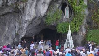 Le Chapelet depuis la Grotte de Lourdes  27082023 [upl. by Maibach]