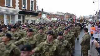 Light Dragoons  Welcome Home Parade Dereham 5 Dec 2012 [upl. by Mirak694]