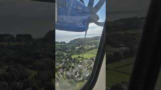 Landing in Guernsey on blue islands flight 060824 South coast landing [upl. by Halyhs]