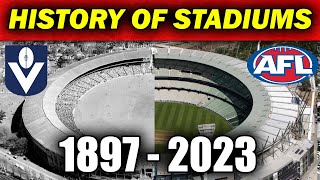 THE ENTIRE HISTORY OF AFL STADIUMS 18972023 [upl. by Burch]