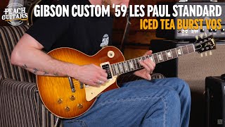 Gibson Custom 59 Les Paul Standard Iced Tea Burst VOS [upl. by Amos]