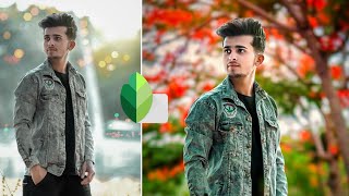 Snapseed Background Change Photo Editing  snapseed stylish Photo Editing  photo Editing in Hindi [upl. by Akemyt]