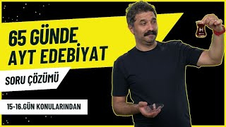 Mesnevi Divan Nesri  SORU ÇÖZÜMÜ  65 Günde AYT Edebiyat Kampı RÜŞTÜ HOCA [upl. by Anaya526]