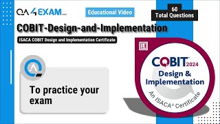 ISACA COBIT Design and Implementation Certificate [upl. by Grous]