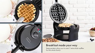 Rotating Belgian Waffle Maker 🔗 BUY PRODUCT HERE 👇🏻waffelmaker waffel breakfast [upl. by Hedwiga]