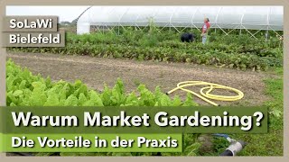 Warum Market Gardening Die Vorteile in der Praxis  SoLaWi Bielefeld  Rundgang 3  2021 [upl. by Leggat782]