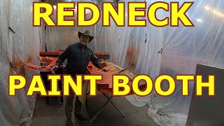 the CHEAPEST paint booth EVER [upl. by Hitt]