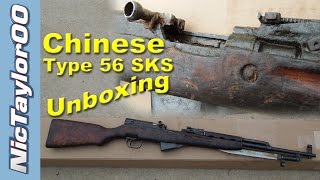 SKS Unboxing  Chinese Type 56 Rifle [upl. by Aicinod]