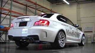 GTHAUS Meisterschaft Super GT Exhaust system for BMW 1M E82 Coupe [upl. by Nedrud]