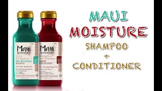 Maui Moisture Review Shampoo  Conditioner [upl. by Anilegna405]