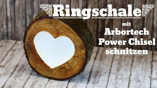 Ringschale mit Arbortech Power Chisel schnitzen [upl. by O'Donoghue]