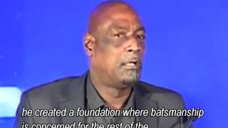 Sir Viv Richards speaks of Sachin Tendulkar [upl. by Alakam]