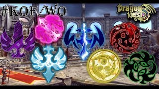 Dragon Nest PvP Lv95  ArtileryInquitorLight FuryGladiatorAbyss WlkerSaintBleed Phantom KOF [upl. by Arbma]