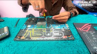 asus rog strix g15 keyboard replacement 😢  2022 model [upl. by Elyad469]